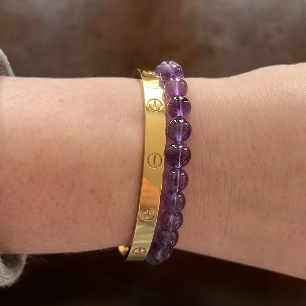 NEW⚡️6mm Amethyst Bracelet